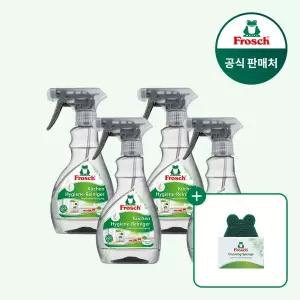 [프로쉬] 독일 다목적 냉장고 키친 클리너 300ml 4개+수세미 증정