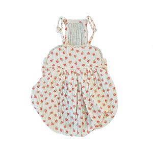 바이굄 꽃송이 호박 치마, 레드, M, 1개