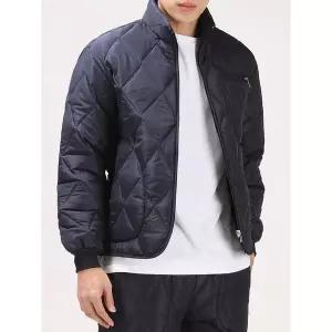 [후앙스]국내생산 무지 하이넥 깔깔이 누빔자켓 방한복 SDPD8259_P333113889