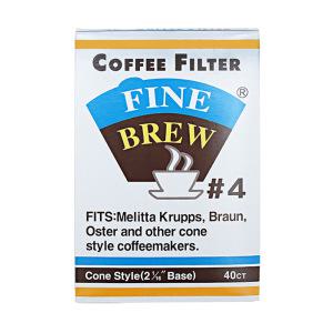 화인브루 FINE BREW 커피필터 여과지(대형) 40매입 커피 드립용