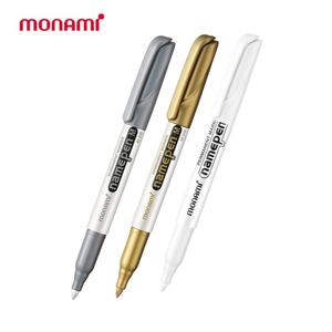 모나미 굵은글씨용 네임펜 금색+은색+흰색 세트