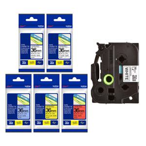 브라더 라벨프린터 라벨테이프 카트리지 (36mmX8M)