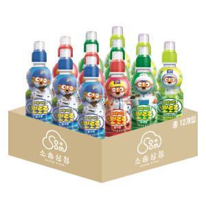 뽀로로 어린이음료수 235ml 혼합 12펫 (밀크+딸기+사과+샤인머스캣 각 3펫)