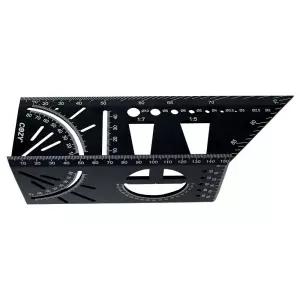 B-2 멀티 제도자 CZ-MADR-918 알루미늄자 눈금자 수직자 목공자 각도자 