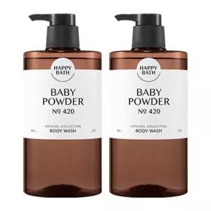 해피바스 오리지널 컬렉션 베이비파우더 바디워시 910G 2개/바디클렌저