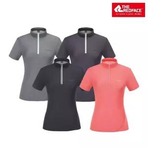 [레드페이스 본사] 여성 카이 쿨 하프 우먼 짚 티셔츠 REWFTSM21050