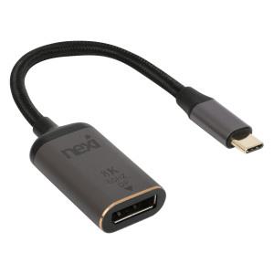 8K USB C타입 to DP v1.4 핸드폰 미러링케이블 변환젠더 디스플레이포트 컨버터 노트북 확장 TV 모니터