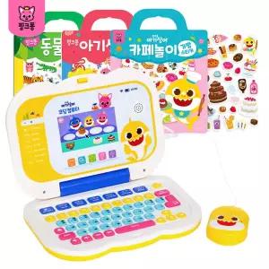 아기상어 코딩컴퓨터+ 가방 스티커북 3종세트