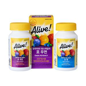 네츄럴라이프 얼라이브 포우먼 60정(2개월분), 1개 + 얼라이브 포맨 30정(1개월분), 1개