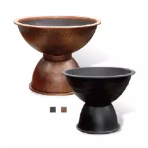 대형 절구형 도로 화분 700파이 노변받침분 야외 정원 공원 조경 원형 화분