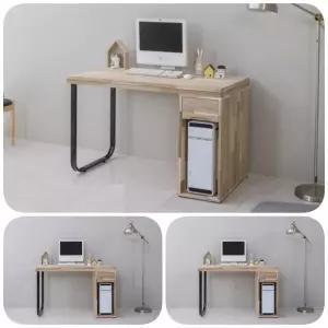 아카시아 원목책상 1000 서재 학생 컴퓨터 데스크 A