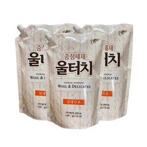 피죤 울터치 중성세제 리필 1.3L x 3개