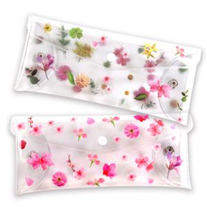 봄꽃 투명 필통 봄꽃 스티커 방과후 만들기재료 미술 활동 유치원 어린이집 초등 스티커꾸미기diy