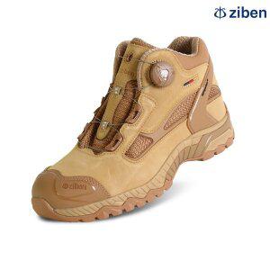 [지벤]안전화 천연소가죽 6인치 방수 사막화 안전화 ZB-233 사은품증정