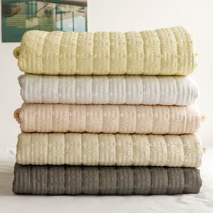 국산 여름 시어서커 침대패드 시원한 냉감 쿨 매트 누빔 매트리스 이불 패드 슈퍼싱글 퀸