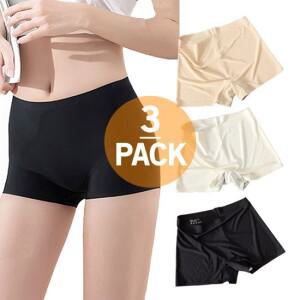 여성 사각팬티 심리스 노라인 드로즈 네모팬티 3장세트