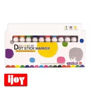 미소로 도트 스틱 12색 물감세트 2191