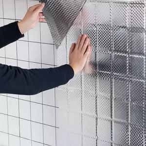 다용도 주방시트지 5M 싱크대 타일 오염방지 알루미늄 은박 시트지