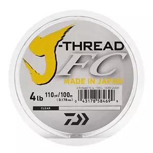 다이와 J-스레드 FC 100m 5호 - 8호 카본 라인 쇼크리더 목줄 원줄 낚시줄