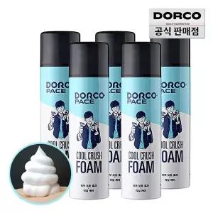 [도루코] 페이스 대용량 쿨크러쉬 쉐이빙폼 250ml 5개