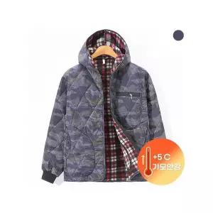 [후앙스]밀리터리 카모 후드 기모 깔깔이 패딩 SDPD6459_P376721678