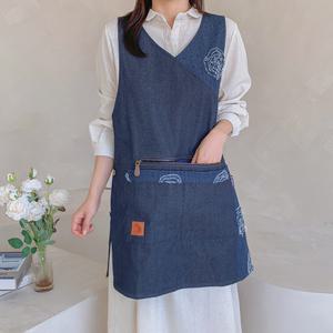 프리티데님 앞치마 2color