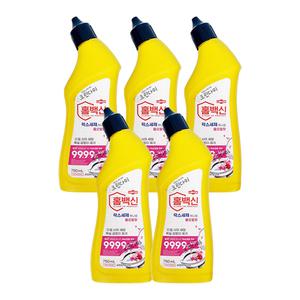 랩신 홈백신 락스세제 하나로 세정제 플로랄향 750ml x5개