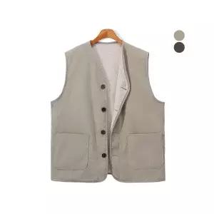 [후앙스]소프트 코듀로이 양털 안감 오버핏 조끼 ECPV1023_P379309966