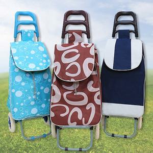 2단손잡이 고급형 접이식 쇼핑카트 모던 시장카트 끌차 장바구니