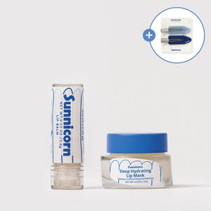 [헤어핀 선물] 써니콘 립케어 듀오 (립밤&립마스크)