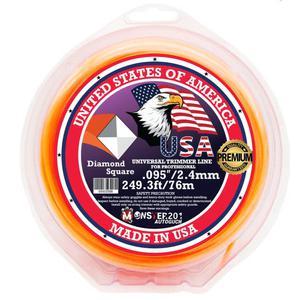 강남몬스터 줄날 다이아몬드 2.4MMx76M 미제 예초기날 예초기끈 나일론줄날