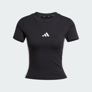 [아디다스] 여성 에센셜 3S 슬림 베이비 티 JC8325