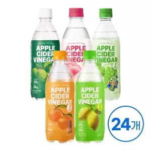 클룹 애사비소다 5종 24입 골라담기(레몬비니거/화이트발사믹/신비복숭아/매실/제주감귤)