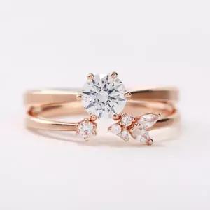 [하나다이아몬드]5부 천연다이아몬드 14k 18k 프로포즈 반지 결혼 가드링포함 디엘르 HNDR05222