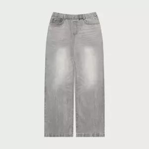 행텐틴즈 여아 풀밴딩 백포켓 세미와이드 데님팬츠_055(14520-15