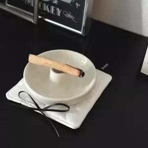 팔로산토 홀더 세트 스머지스틱 천연방향제 인센스 디퓨져 현관