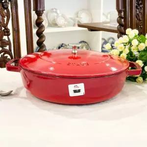 스타우브 B품 시스테라 전골 체리 28cm 인덕션 무쇠냄비 주물 전골냄비