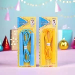 김수열 줄넘기 보급형 음악줄넘기 체육 스포츠 교구 저학년 초보자용 점핑 (K-003A)