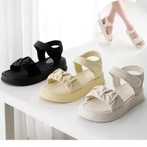 제이시 푹신한 여성 웨지 스트랩 통굽 샌들 3cm K067