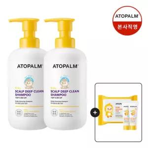 [아토팜] 스칼프 딥 클린 샴푸 460mlX2 (증정)허니로션20ml*2+2in1샴푸20ml 3/23~3/29