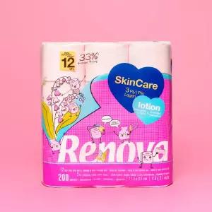 [롯데백화점]레노바 레노바 스킨케어 핑크로션 화장지 (3겹X12롤)
