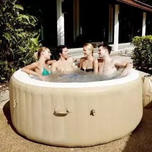 BW 54129 Lay-z스파 팜스프링스 월풀 버블마사지 온수 개인 욕조 야외 풀장
