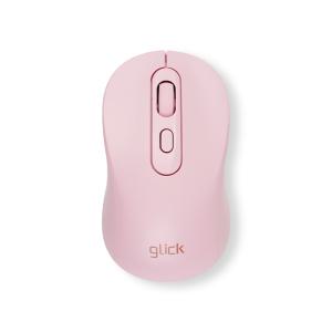 지클릭커 마들렌 미니 OP25 무선 블루투스 듀얼모드 마우스 핑크
