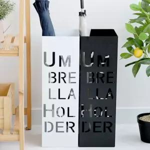 J2K 우산꽂이 메탈 심플 사각 장마 카페 헤어숍 오피스