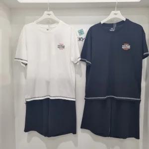 [행텐주니어]루즈핏 반팔 티 5부 트레이닝 바지 세트14520-131-425-16