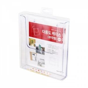 A4 보관 서류 POP 부착식 투명케이스 꽂이 쇼케이스