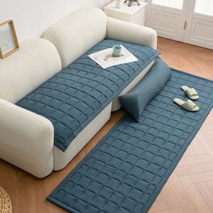 부드러운 소프트워싱 푸딩 사계절 소파패드 2인용