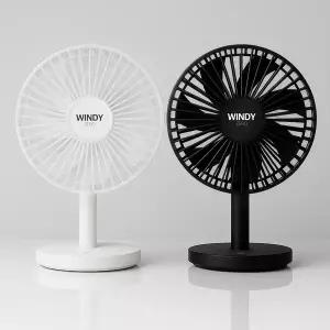 [몬스터엑센]1+1 윈디제로 탁상용 선풍기 무소음 무선 미니 사무실 BLDC