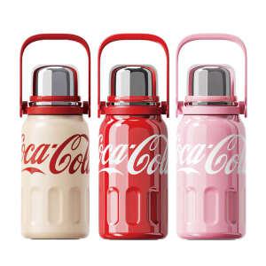 GERM 점 코카콜라 텀블러 트래블 핸들진공보틀 800ml 뚜껑컵 어깨끈 대용량보온보냉병