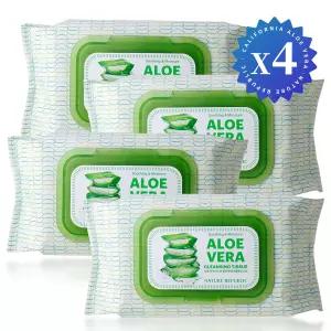 (2+2) 네이처리퍼블릭 수딩 앤 모이스처 알로에베라 클렌징 티슈 (총 320매)